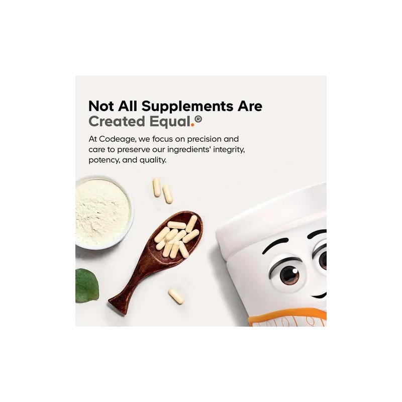 Codeage Calcium 250 Mg Suplemento - 120 Cápsulas N/a