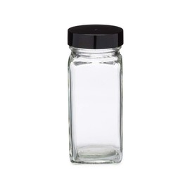 Clear Plastic Spice Jars w/Sifter Caps (Food Grade - BPA Free) (Small Round Spice Jar & Cap)