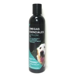 Aceite de Pescado Omegas Esenciales Espirulina Omega 3 y 6 Para Perros                                                                                