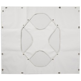 RealTruck Belmor WF-1987-1 White Winterfront Truck Grille Cover for 1986-1996 Peterbilt 375, 377, 378, 379 (Long Nose Hood)