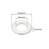 uxcell M5x10mmx0.5mm Stainless Steel Round Flat Washer for Bolt Screw