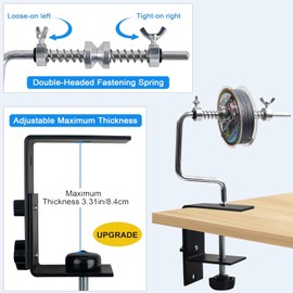 OROOTL Fishing Line Reel Device Portable Fishing Line Reel Reel Station Fishing Accessories