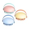 minkissy 3Pcs Massage Brush Scalp Massager Shampoo Comb for Hair