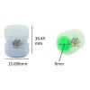 Tapon Luminoso Para Valvula De Llanta Fluorescente 8pz
