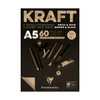 Clairefontaine 975817C Block Kraft Paper (60 Sheets, DIN A5, 14.8
