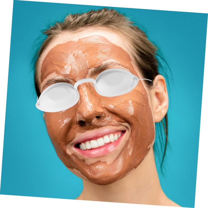 Baluue 2pcs Tanning Bed Goggles Protection Mask for Hair Removal