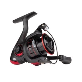 Abu Garcia Cardinal X Spinning Reel; 4000 Size, High-Performance for Predator Lure Fishing In Freshwater, Smooth and Durable Design, Ideal for Targeting Trout, Perch, Pike & Salmon, Unisex, Black/Red