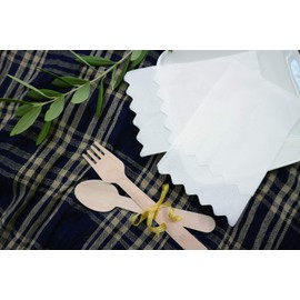 Daikoku Industrial Co., Ltd. Wooden Spoons, 100 Pieces (16.5 cm)