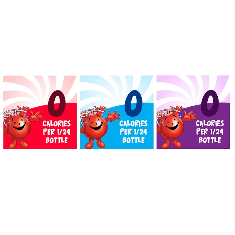 Kool-Aid Liquid Drink Mix Variety Pack (Cherry, Grape, & Tropical