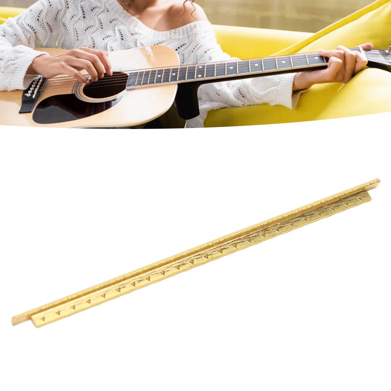 19Pcs Guitar Fret Wire Set Metal Pre Rounded Corner Design