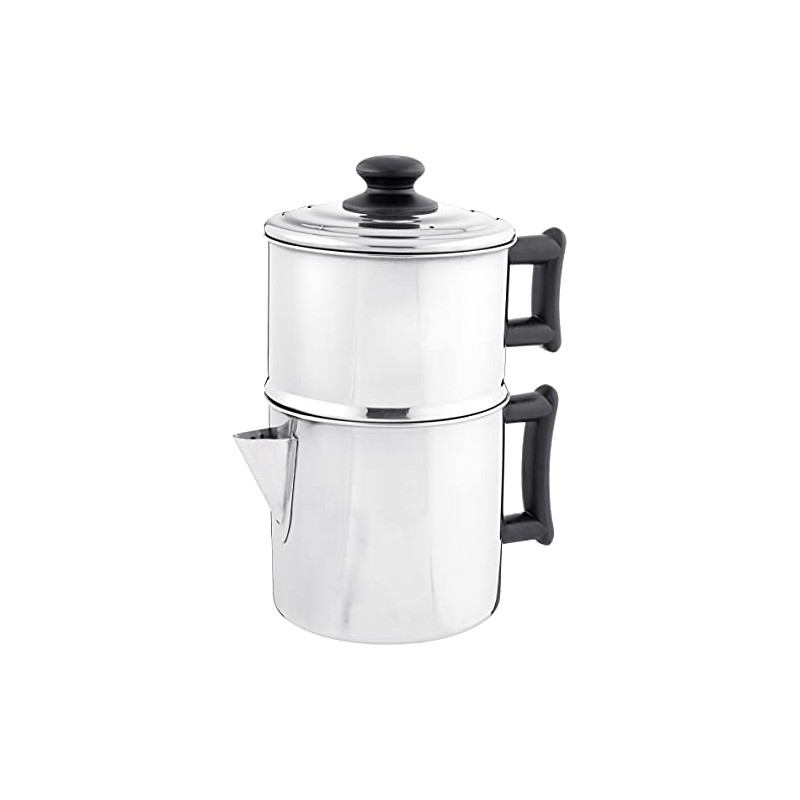 Lindy's Stainless Steel 10 Cup Drip Coffee Maker, Stovetop Coffee