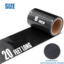 Ramkle RV Underbelly Tape, 6" x 20' RV Underbelly Material, Waterproof Tape with Permanent Sealing Adhesive for RV, Camper Travel Trailer, Mobile Home, Tear Repair Patch