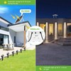 CLY Solar 6 in 1 RGB Spotlights Outdoor Garden, 10