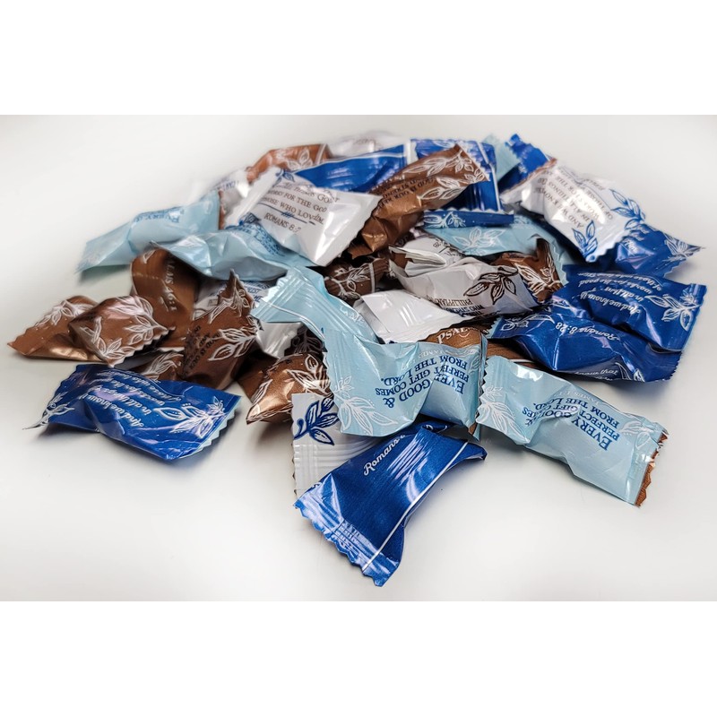 Bible Verse PEPPERMINTS 100 Count Bulk-Christian Inspired After Dinner Mint