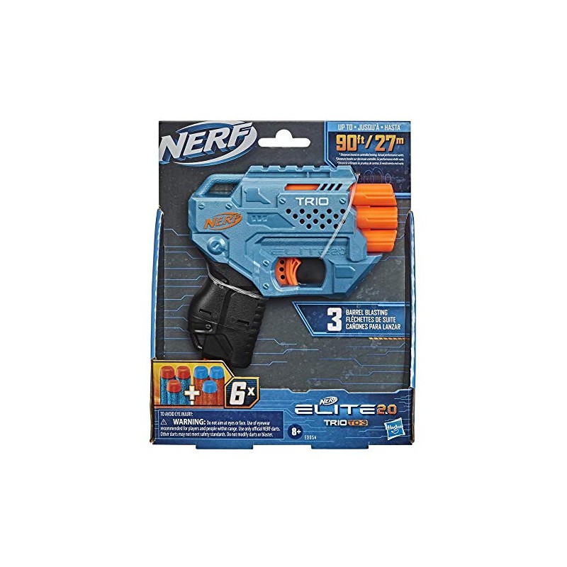 Nerf Elite 2.0 Trio SD-3 Blaster-Include 6 freccette ufficiali-sabbiatura a