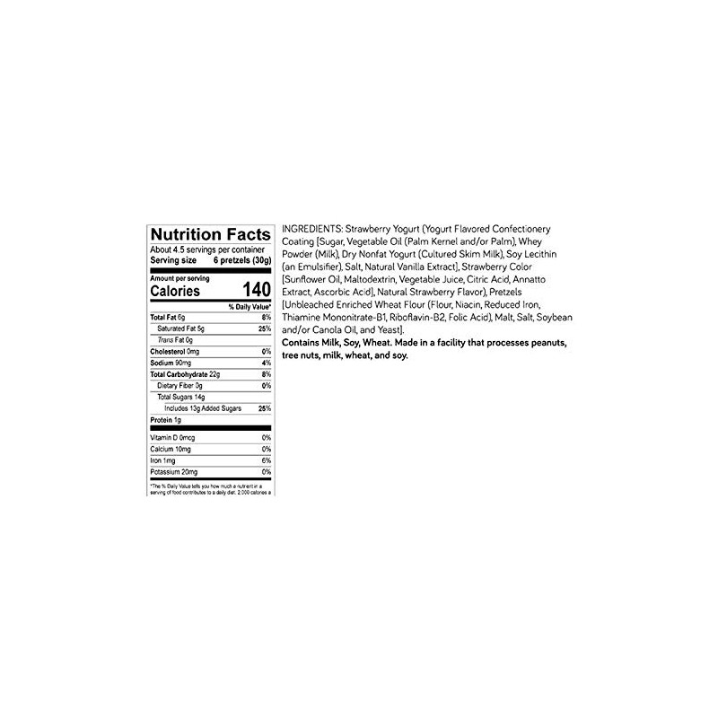 Strawberry Yogurt Pretzels Why Knots?, 4.5oz, 12-count