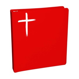 World Design Christian Cross Notebook Car Laptop 5.5" (White)