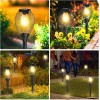 Bright 2 Pack Solar Pathway Lights, IP65 Waterproof,Aut