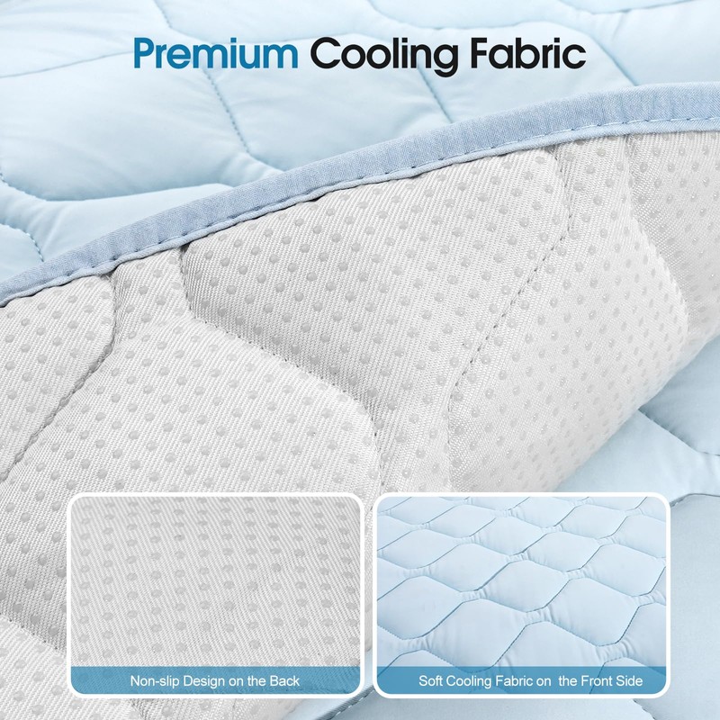 Buvlnee Dog Cooling Mat 2.0, 41x28in Portable Pet Cooling Mat