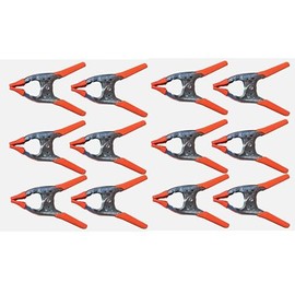 Pack of Large Spring Clamps Heavy Duty Metal Hand Clamps Squeeze Clamps- 6 inches (12)
