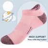 Comfoex Girls Socks Ankle Running Socks For Kids 4-6 6-8