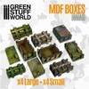 Green Stuff World For Models & Miniatures Rectangular MDF Boxes