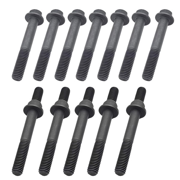 FEFAXIQI 3944655 Exhaust Manifold Bolts Studs Replacement for Dodge Ram