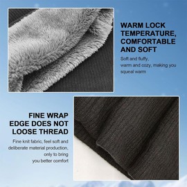 iDopick Warmer Neck Gaiter, Fleece Lined Neck Warmer Winter Neck Scarves Cold Weather Gear Ski Accessories for Men Women (Khaki)