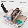 AfitLulu All-in-One Folding Wallet Women, Compact Wallet for Woman with