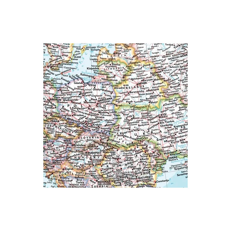 National Geographic Maps: Europe Political Wall Map - Compact -