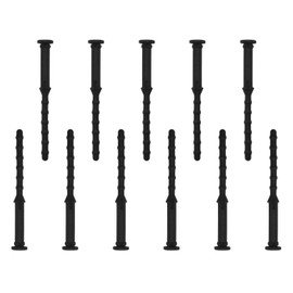 Zangc PC Case Fan Screws PC Cooling Fan Mounting Screw CPU Fan Installation Pin Rivets Rubber Fan Mounts Anti Vibration Screws 65mm/2.56in 24PCS