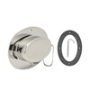 304 Stainless Steel Chain Deck Pipe with Rubber Gasket 6.32x4.47in