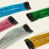 OEM 12 Extensiones Cabello Mechones Holograficas Mechas Fantasia