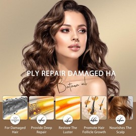 YANKOL 100% Raw Batana Oil for Hair Growth from Honduras, Dr Sebi Recommended Unrefined Natural Pure Organic Hair Oil for Anti Hair Loss, helping with Frizz, Split Ends, Texture & Shine