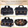 FASTECH 20-inch Wide Mouth Tool Bag with Water Proof Molded