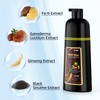 Ivnil Dark Brown Hair Dye Shampoo 3 in 1 for