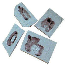 Baby Shower Rubber Mold Set, 4/pk