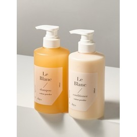 [Hair SET] Month & Days Perfume Care Le Blanc Hair Package Baby Powder Scent (Shampoo 500ml + Conditioner 500ml) / [헤어SET] 먼스앤데이즈 퍼퓸케어 르 블랑 헤어패키지 베이비파우더향 (샴푸 500ml + 컨디셔너 500ml)