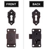 Yardwe, antique cabinet door lock, decorative furniture lock with key