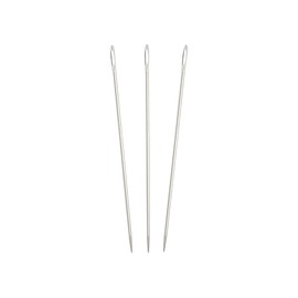 JIHUOO Professional Upholstery Needles Large Eye Hand Sewing Needles Long Sewing Needles Large Hole Embroidery Needles Craft Projects Tapestry Needles for Yarn Crochet 15cm Pack of 3