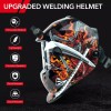 TRQWH Auto Darkening Welding Hood Helmet Light True Color &