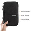 Passport Holder Travel Wallet, Travel Document Holder with Multiple Compartments,