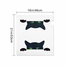 Numland Black Face Cat Magnetic Anti-UV 100% Polyester Standard Size 21x18 in Oxford Garden,Postbox Letterbox Cover