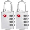 ZHEGE TSA Suitcase Locks, Combination Lock 4 Digit for Suitcase,