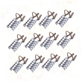 FOMIYES 15pcs Aluminum Nail Extension Forms for Gel Nail Art Reusable Mold Tips for Manicure Suitable for Professional and Home Use