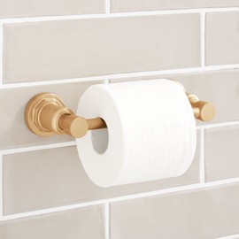 Signature Hardware 476969 Greyfield Wall Mounted Pivoting Toilet Paper Holder