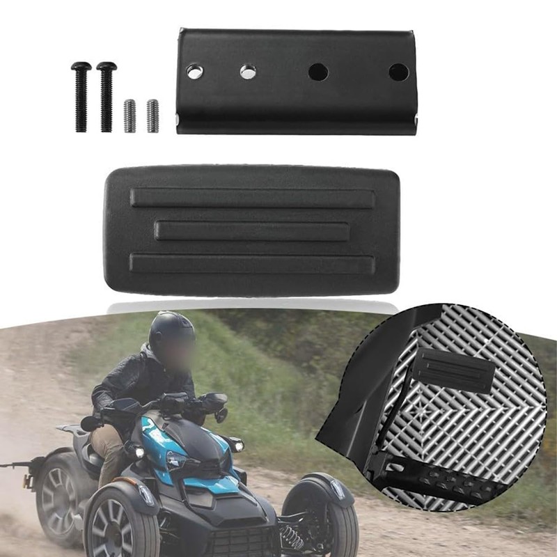 Voyoo Extended Brake Pedal, Motorcycle Rubber Pedal Extension, fit for