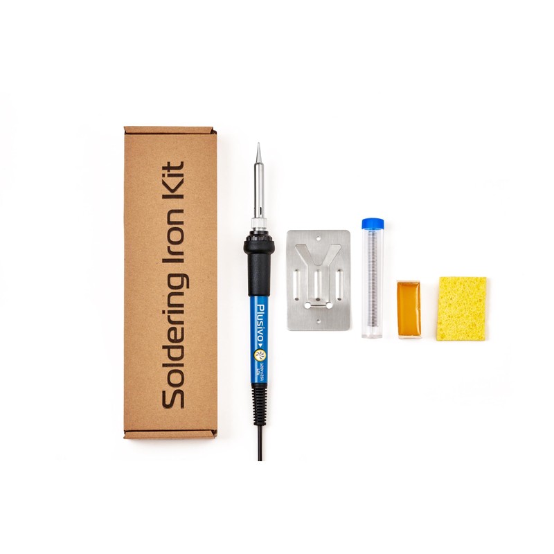 Soldering Iron Kit, 60W Soldering Iron Adjustable Temperature 5-in-1, Solder