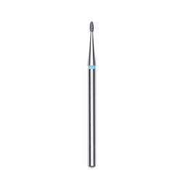 STALEKS PRO Expert Diamond Nail Drill Bit (Rounded Bud, Blue, 1.2mm Head / 3mm WP) – Medium Abrasiveness for Cuticle, Sinuses & Hard-to-Reach Areas in Hardware Manicure/Pedicure