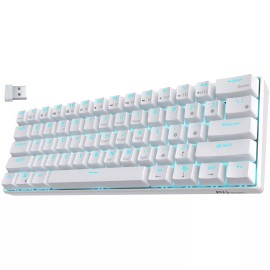 RK ROYAL KLUDGE RK61 Wireless 60% Mechanical Gaming Keyboard, Ultra-Compact 6...